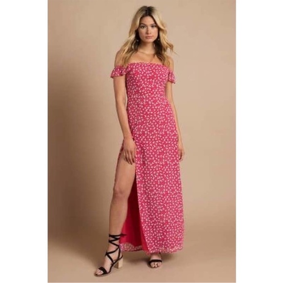 Gorgeous TOBI Maxi Dress with Slit - Picture 2 of 13